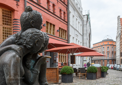 Mägdebrunnen in Stralsund