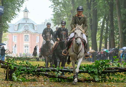 Start der Schleppjagd